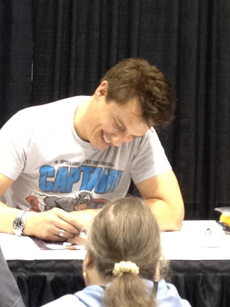 John Barrowman signing Autographs