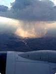 Rain as Seen from a Plane
